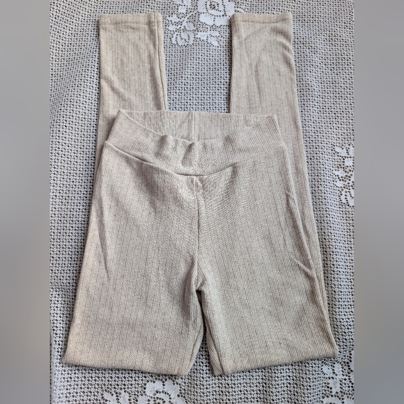 Calzedonia Ribbed Leggings With Cashmere Size Medium - Picture 2 of 3